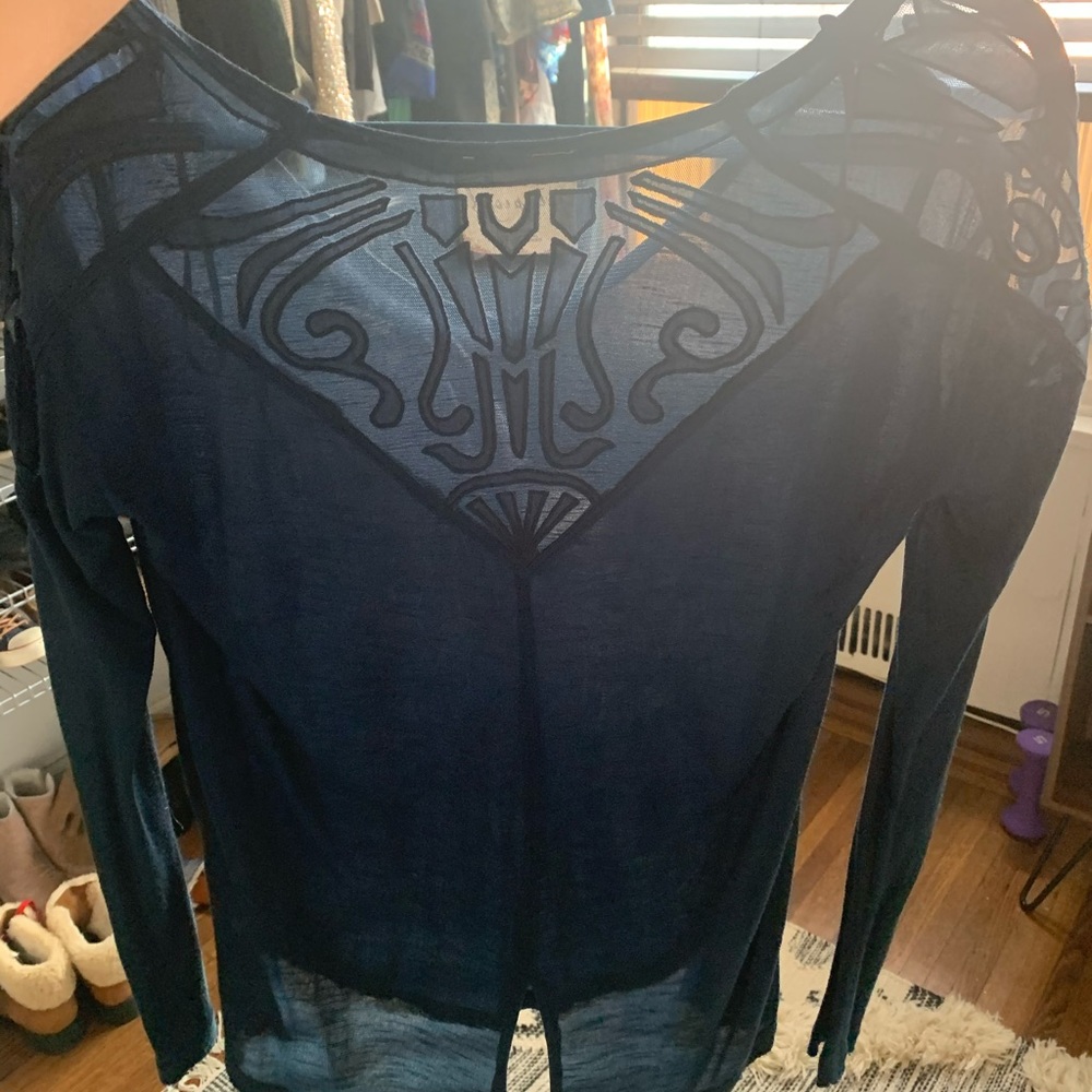 Free people navy top